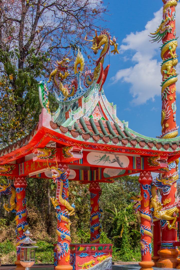 chinesischer Tempel - Doi Inthanon/Nordthailand