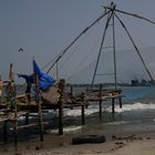 Chinesisches Fischernetz in Südwestindien
