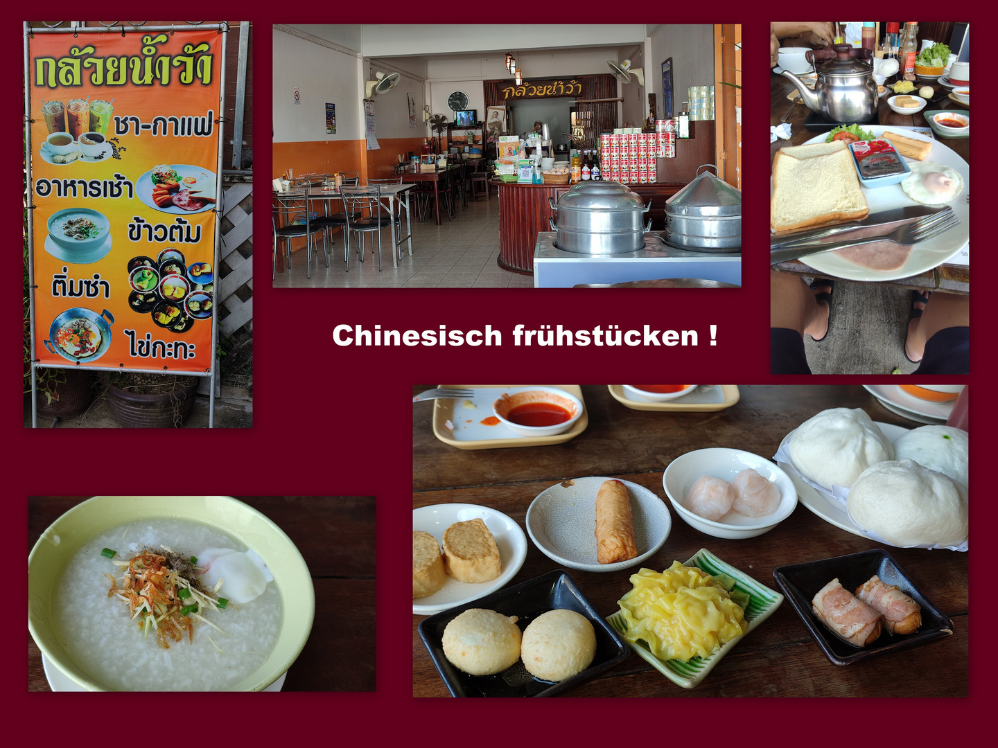 Chinesisches Frühstück in Takua Pa !