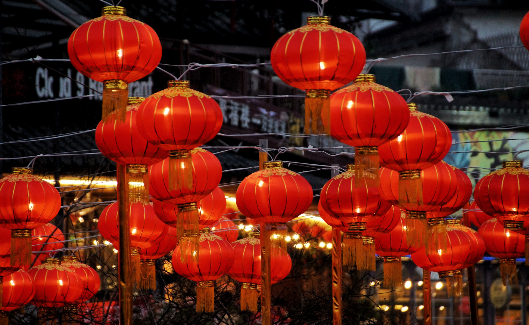 Chinesisches Neujahr Foto Bild China Rot Licht Bilder Auf