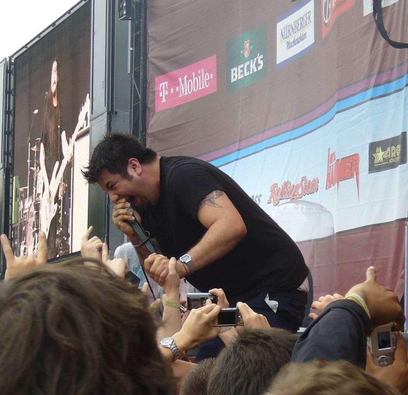 Chino von den DEFTONES // Off-stage bei RIP 2006.