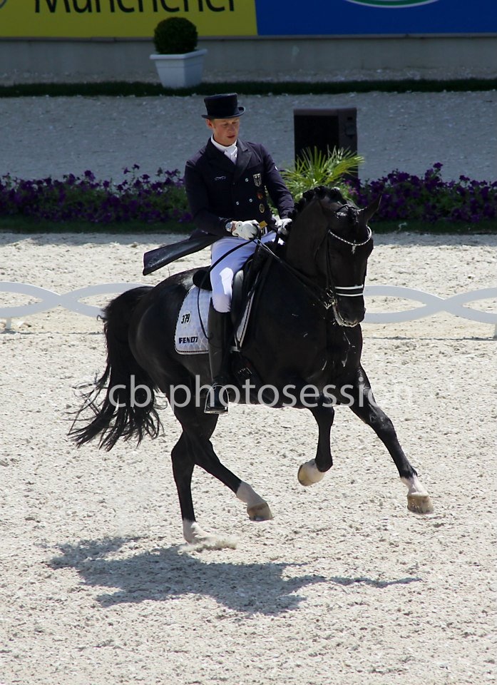 CHIO Aachen 2014, Matthias Alexander Rath mit seinem Totilas