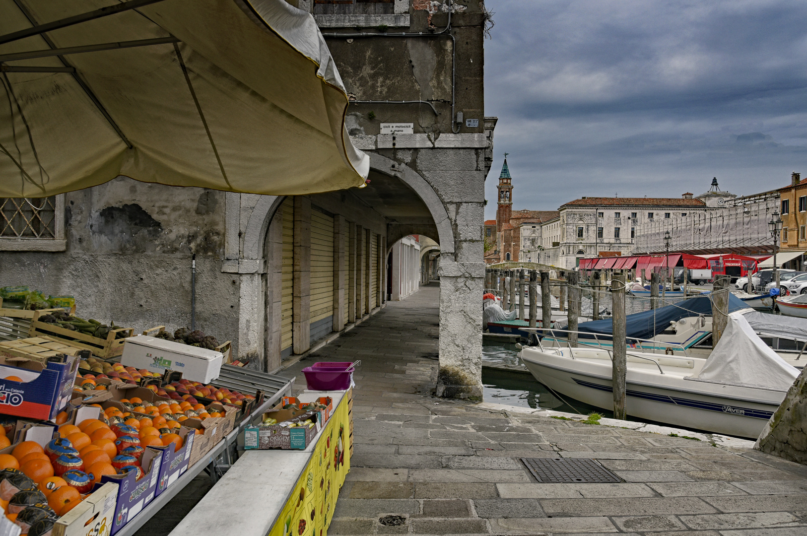 Chioggia am Fischmarkt