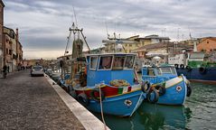 Chioggia Krabbenfischer nahe Venedig