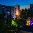 Chisinau Zentrum bei Nacht