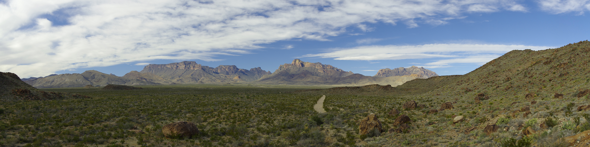 Chisos Mountains - Big Bend Nationalpark - Panorama