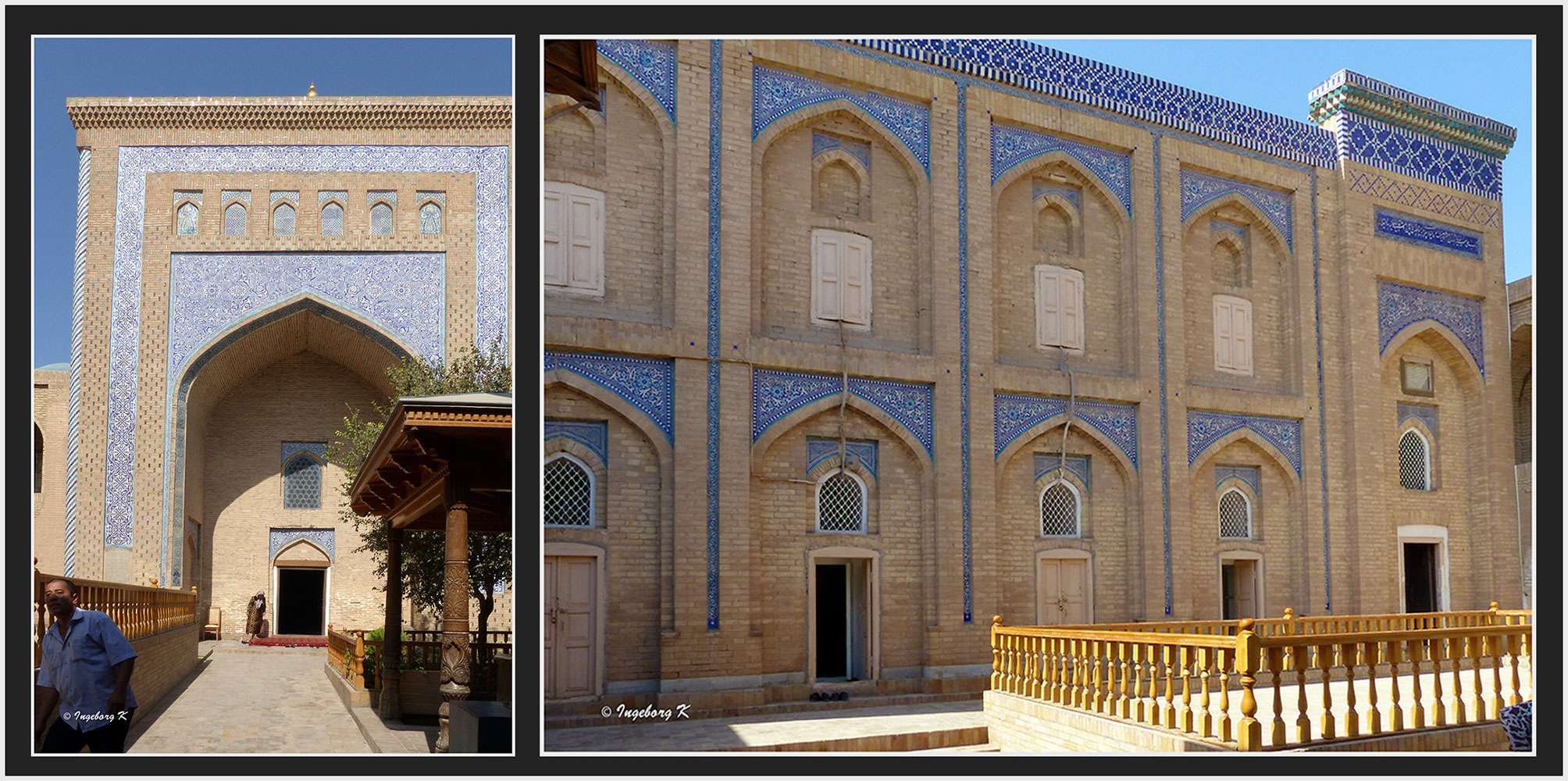 Chiva - Mausoleum Pakhlavan Mahmud - Eingang