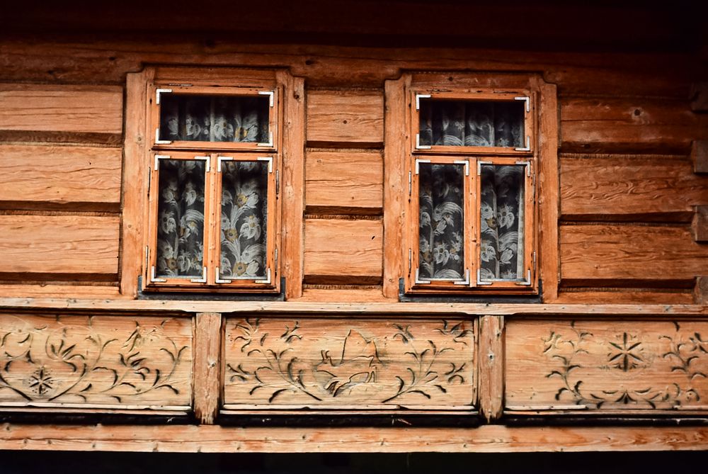 Chocholow , Polen. .120_0880 Foto & Bild architektur, fassaden