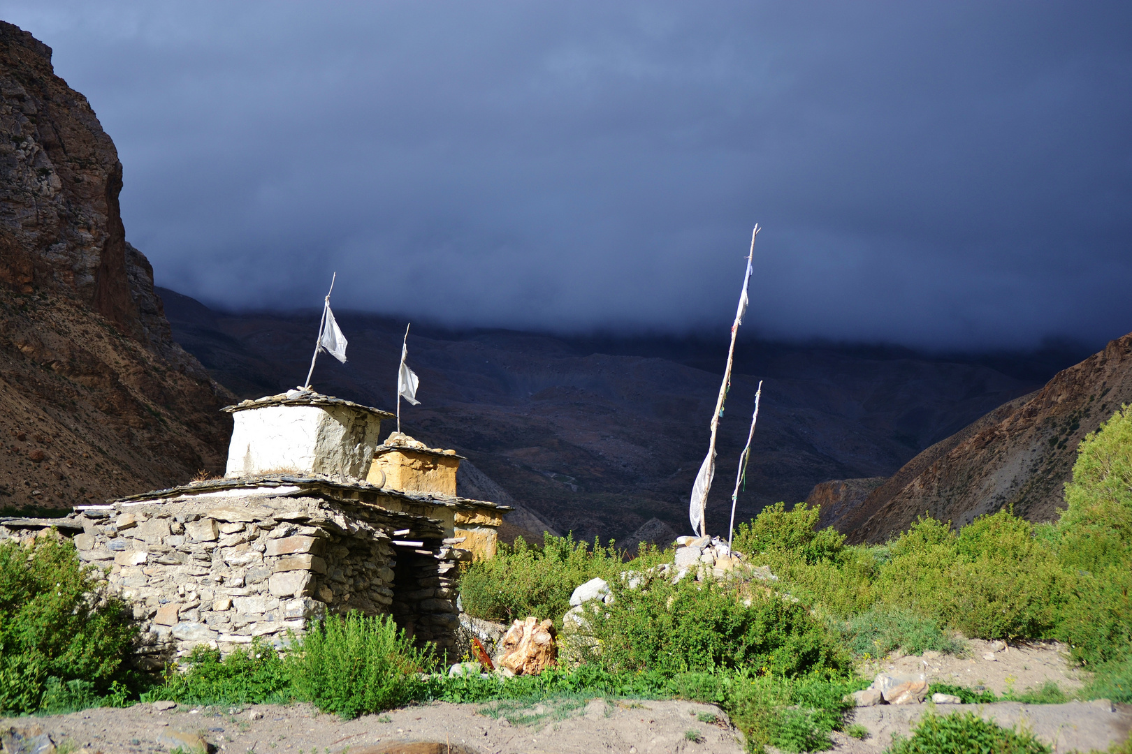 Chörten in Bhijer/Upper Dolpo/Nepal