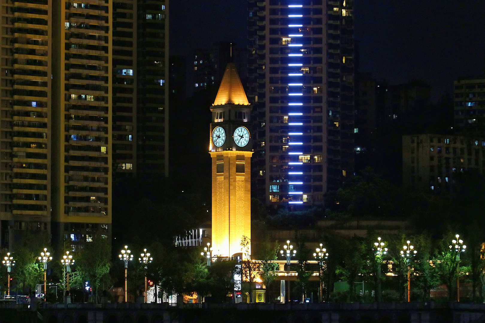 Chongqing bei Nacht