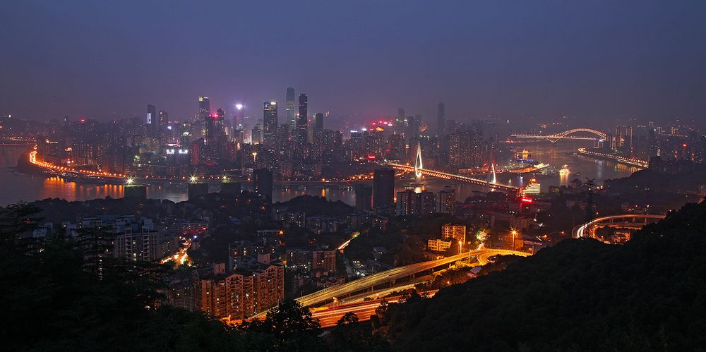 Chongqing by night