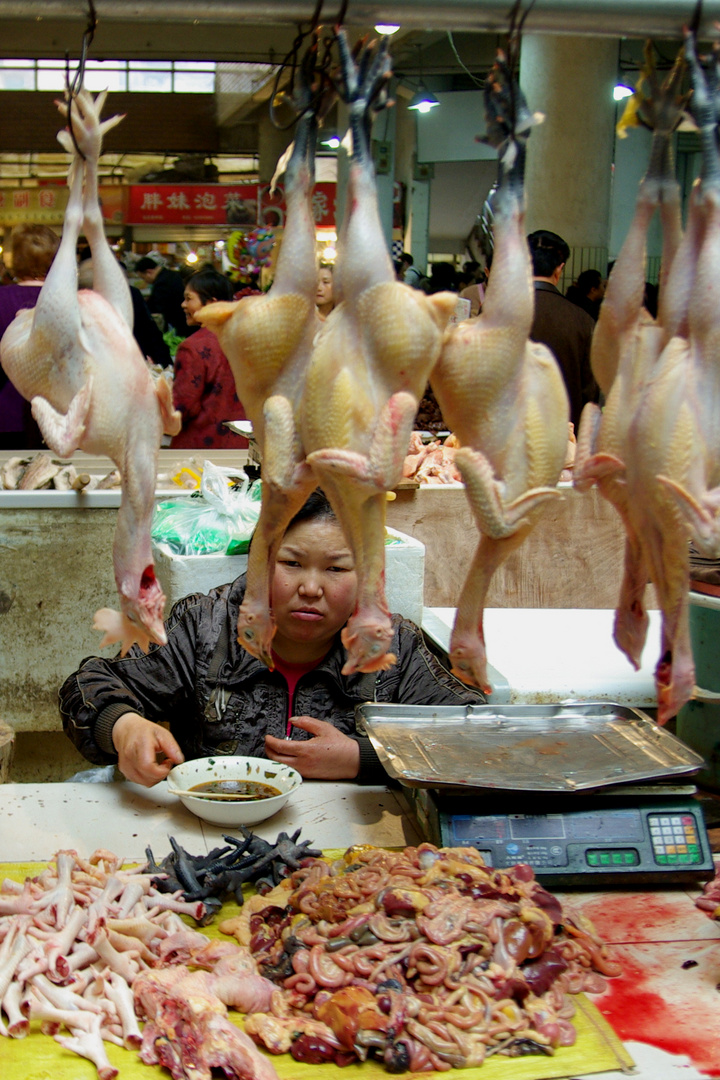 CHONGQING in China - Markthalle 2009