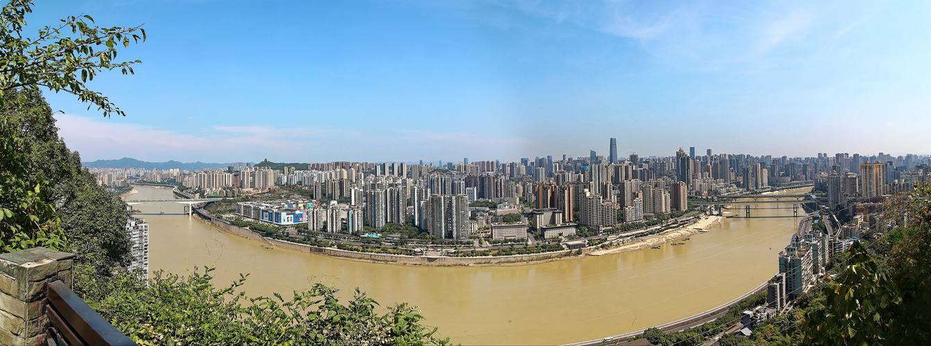 Chongqing Panorama der Stadt