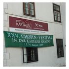 Chopin-festival in der karthause gaming in Niederösterreich 14.8.2009