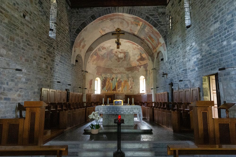 Chor der Klosterkirche von Piona