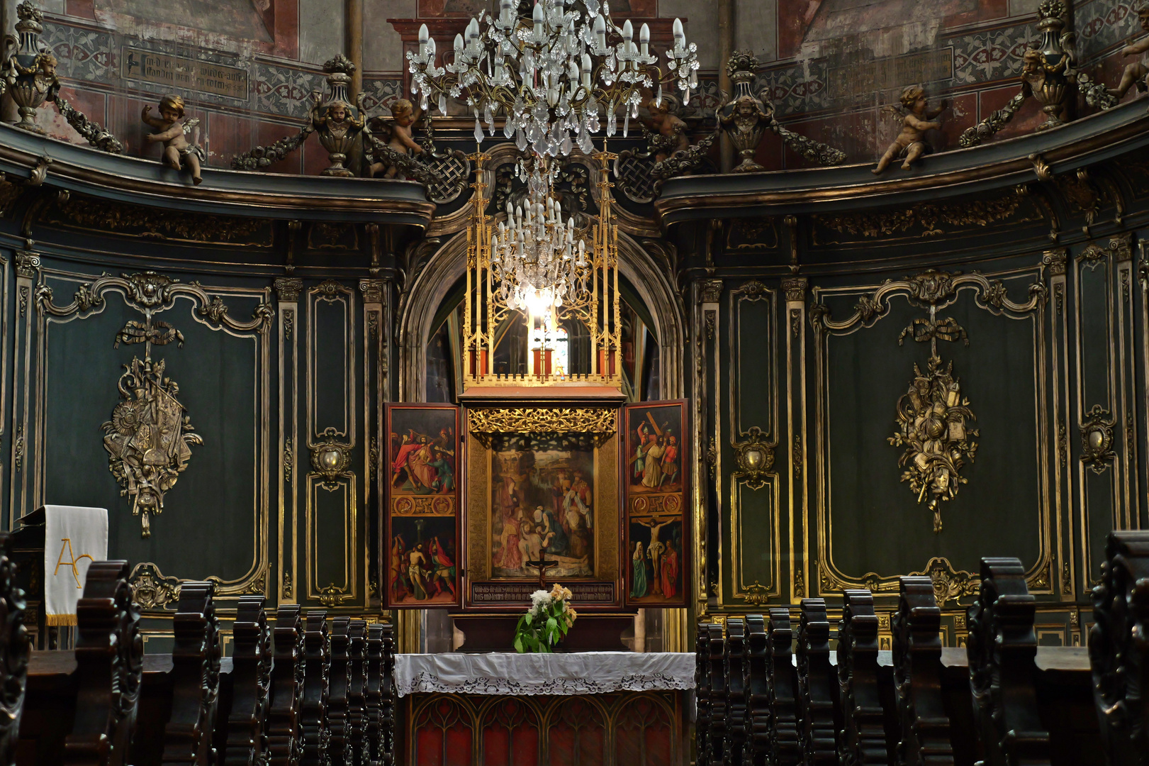 Chor in Saint-Pierre-le-Jeune protestant