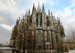 Chorabschluss von Osten, Kölner Dom (1) (04.01.2012)