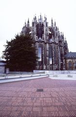 Chorabschluss von Osten, Kölner Dom bei Tag