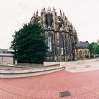 Chorabschluss von Osten, Kölner Dom (Hochformat)