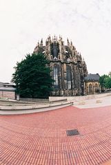 Chorabschluss von Osten, Kölner Dom (Hochformat)