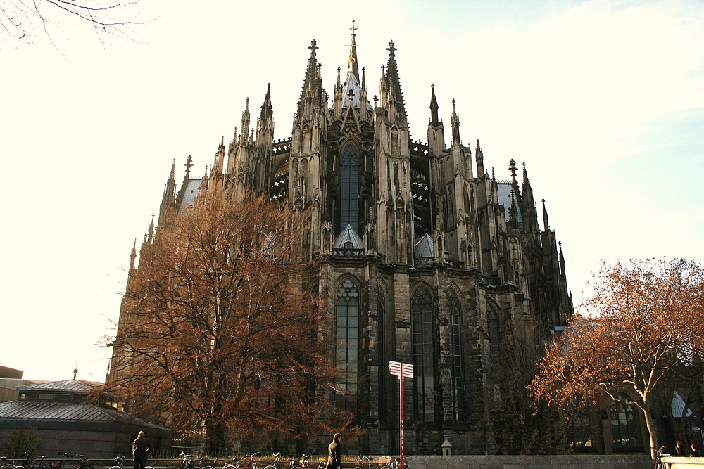 Chorabschluss von Osten, Kölner Dom Querformat (29.11.2011)