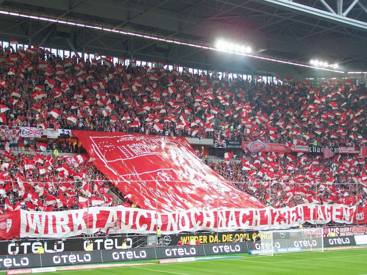 Choreo beim Spiel gegen den FC Bayern