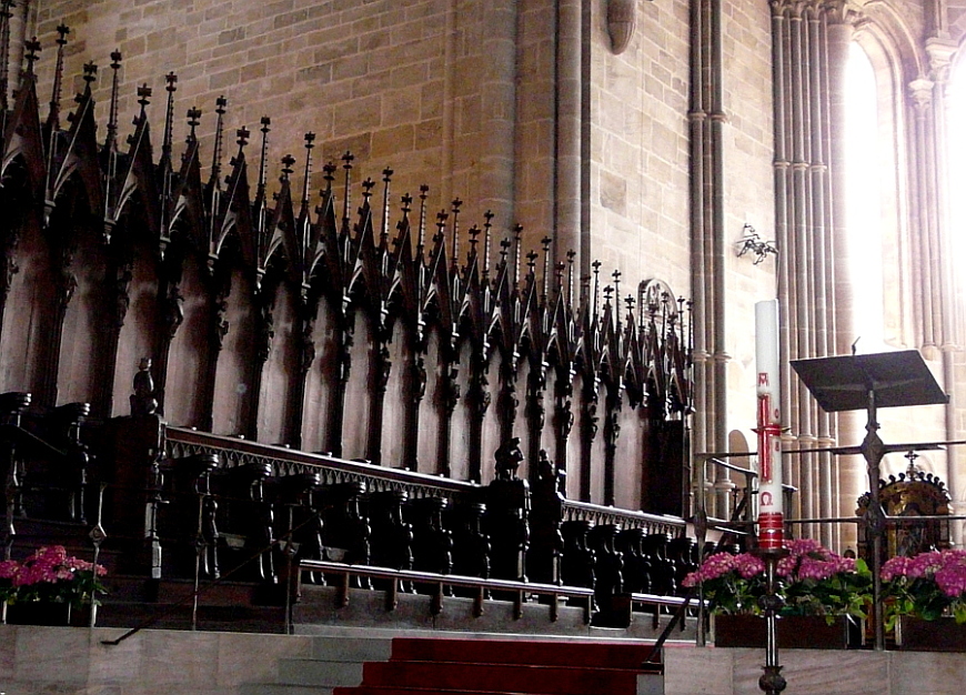 Chorgestühl im Bamberger Dom