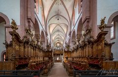 Chorgestühl im Kloster Bronnbach