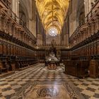 Chorgestühl in der Kathedrale von Sevilla