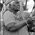 Choriste d’un groupe folklorique traditionnel à l’Île des pins
