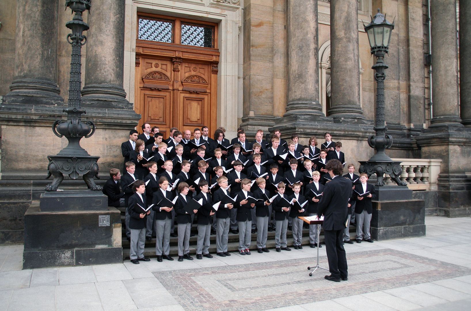 Chorprobe des Dresdner Kreuzchors, 2006