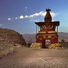 Chorten before Tsarang