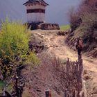 Chorten on the way down to the Paro valley