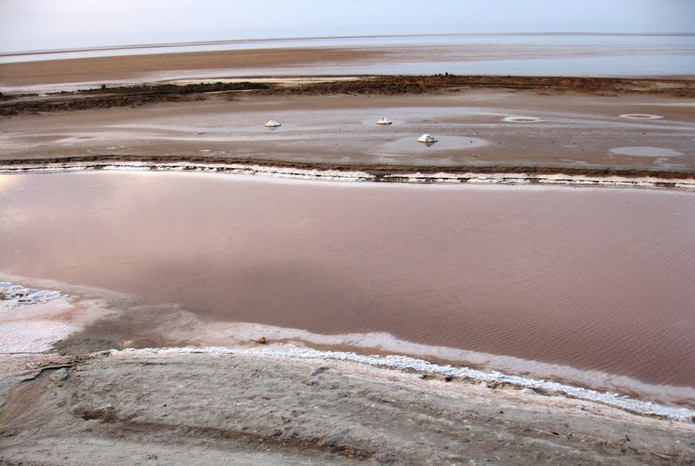 Chott El-Jerid au sud de la Tunisie