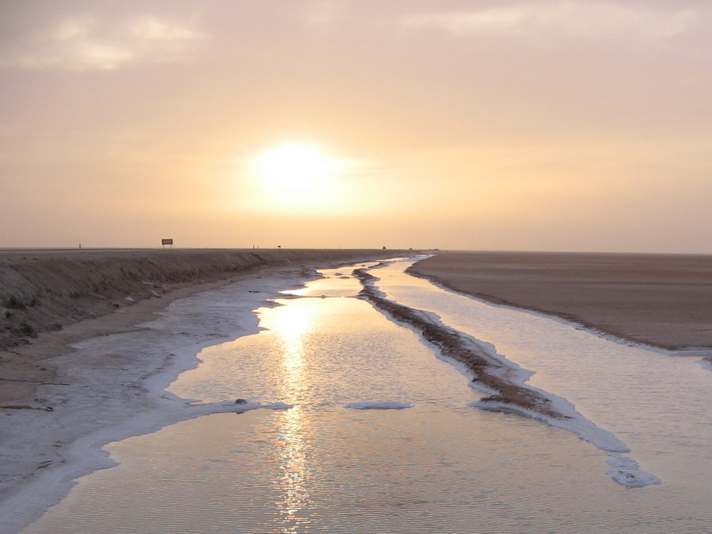 Chott El Jerid - Sonnenaufgang