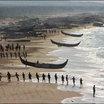 Chowara fisherman's beach