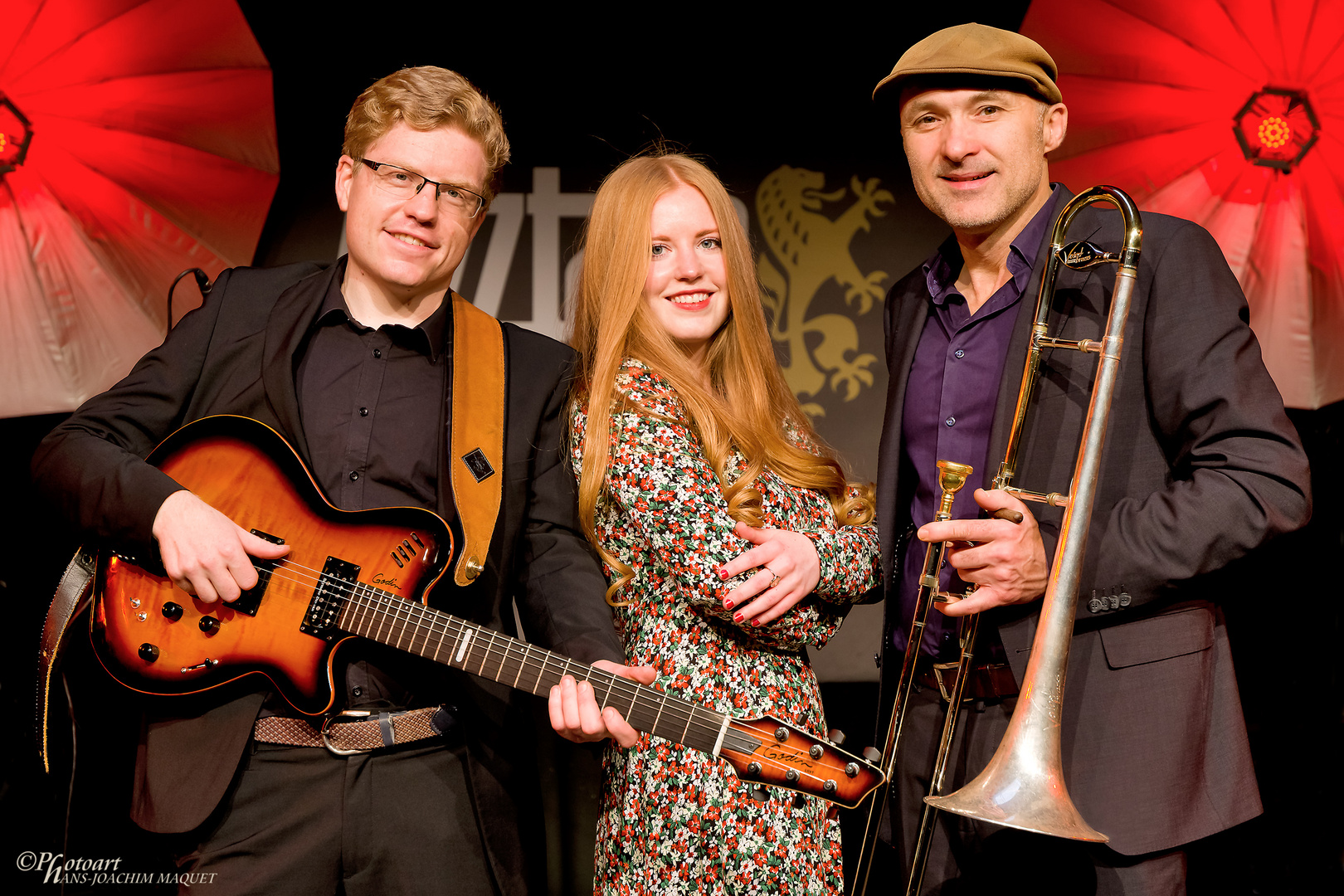 Chris & Lena Hauptmann mit Micha Winkler