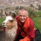 Chris mit Alpaca