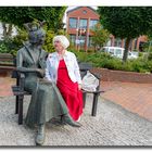 Chris Umarmung am Stadtbrunnen - Schneverdingen