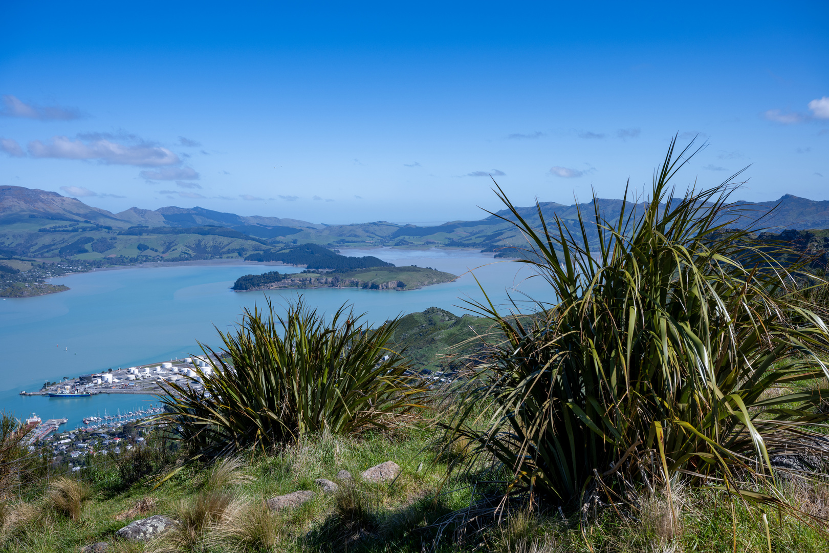 Christchurch - Blick auf Governors Bay