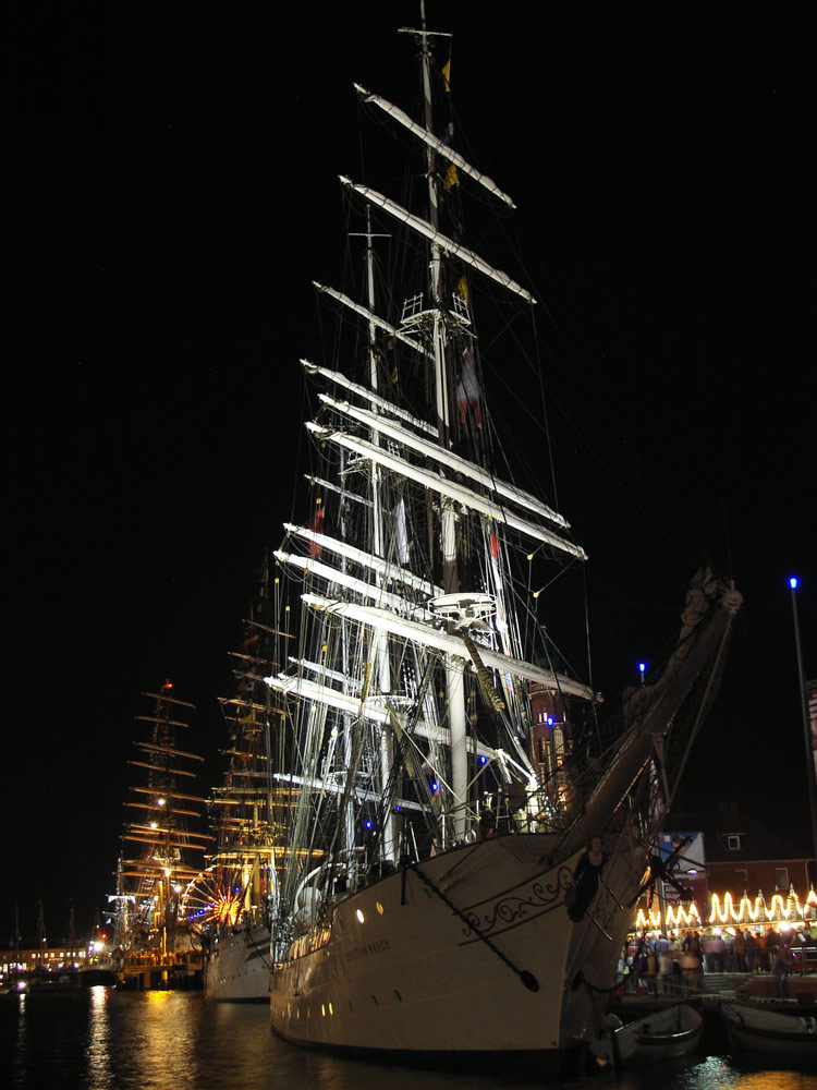 Christian Radick bei der Sail 2005