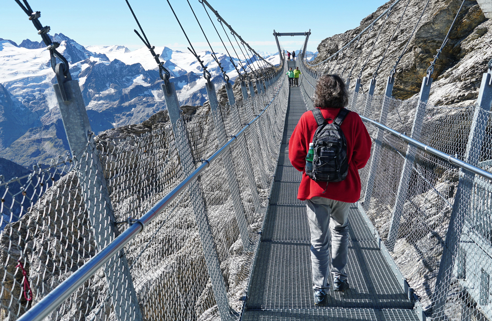 Christina auf dem Cliffwalk