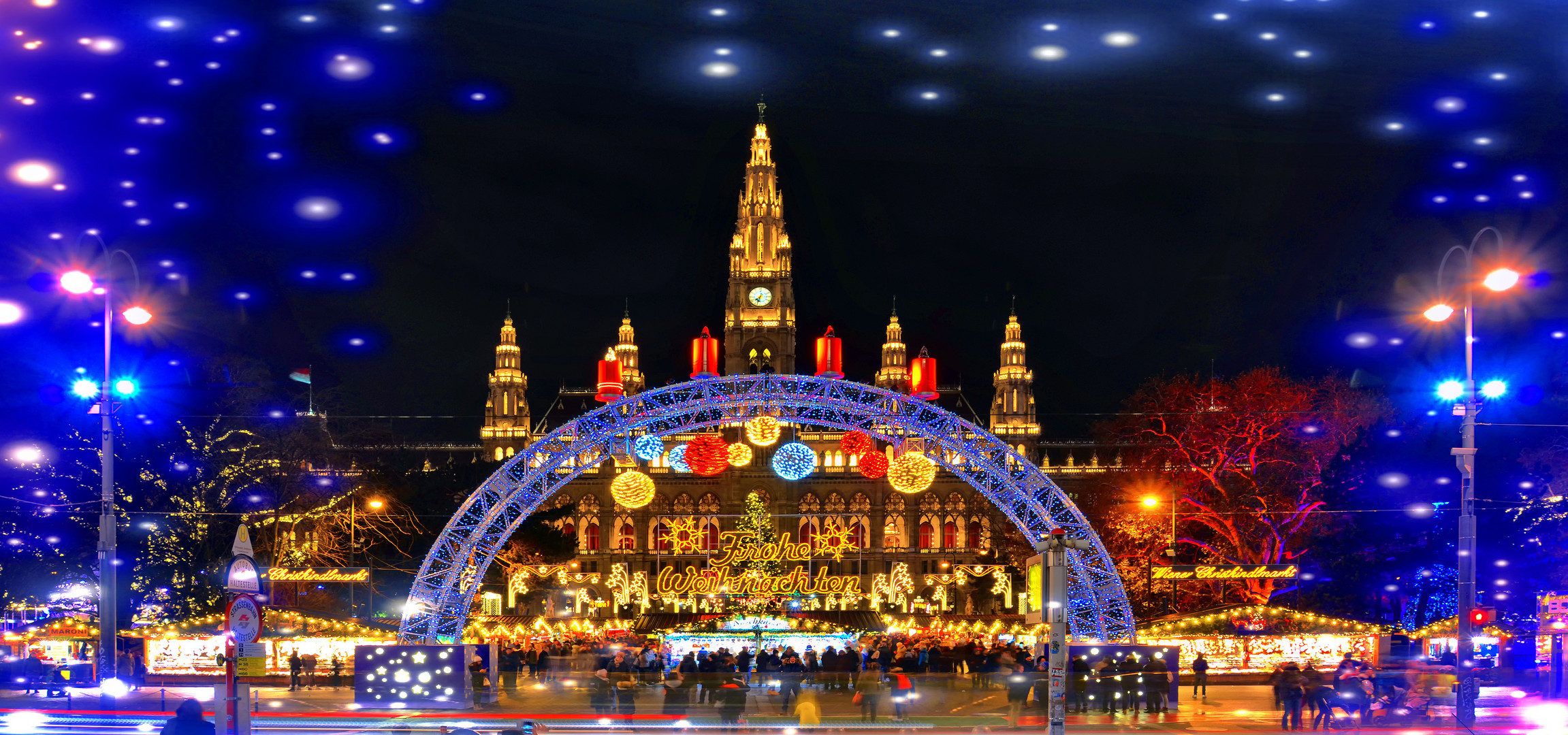 Christkindlmarkt am Rathausplatz Wien