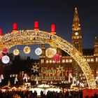 Christkindlmarkt in Wien vor dem Rathaus