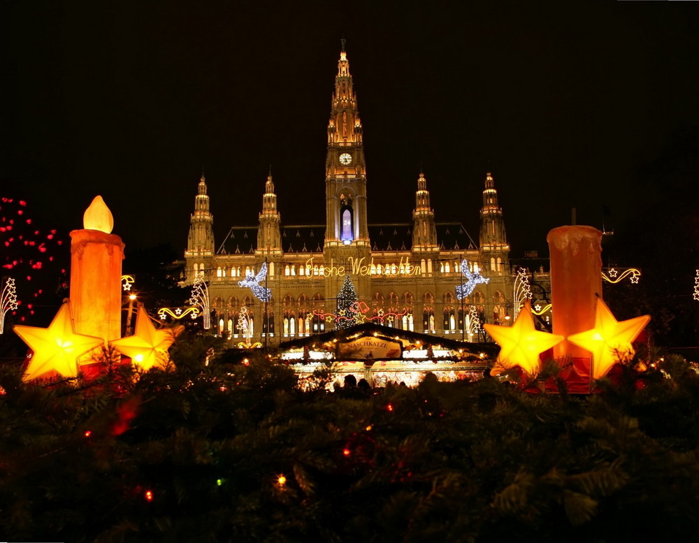 Christkindlmarkt vor Wiener Rathaus