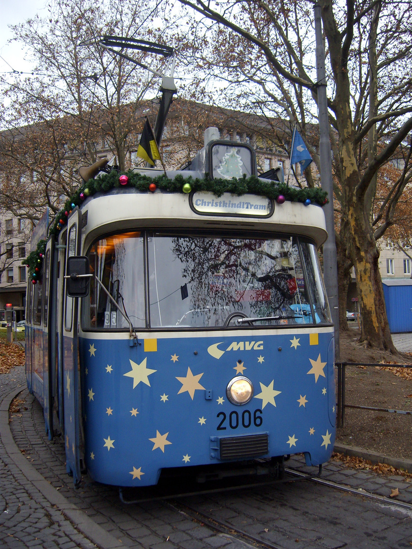 Christkindltram (Straßenbahn) in München