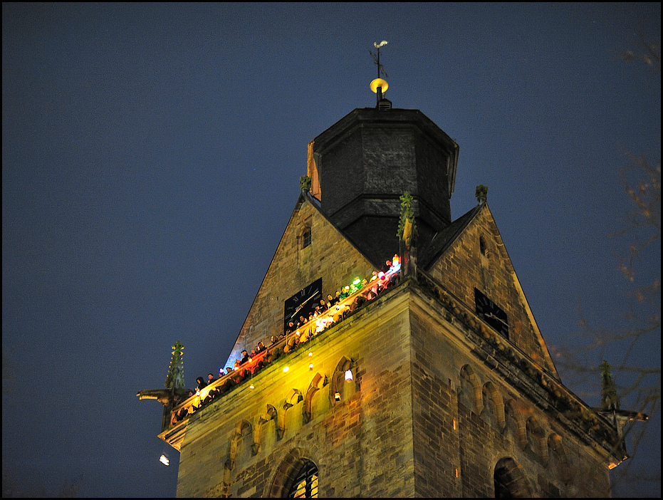 Christkindwiegen in Korbach Heiligabend 2012