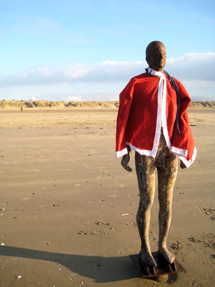 Christmas at Crosby Beach