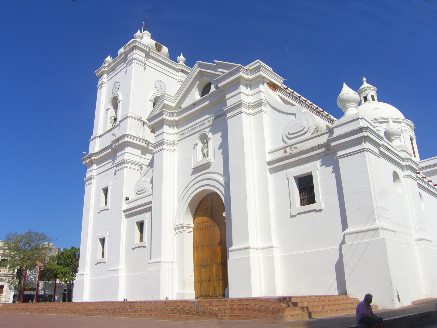 Christmas at la Plaza de la Catedral, Santa Marta, North East Cartagena