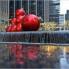 Christmas Ball Fountain New York